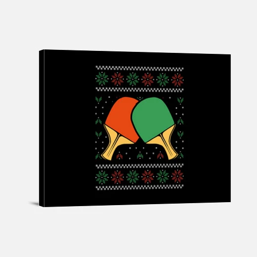 Adorable Pagaie De Tennis De Table Noël – Image 5