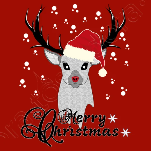 Affiche De Renne De Noël