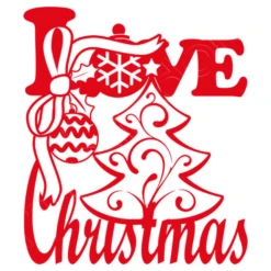 Amour Love Arbre De Noël Arc En Rouge