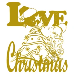 Amour Love Confettis De Sapin De Noël D