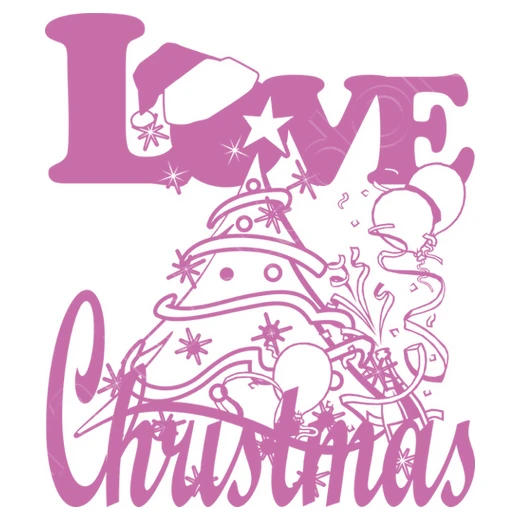 Amour Love Confettis De Sapin De Noël S