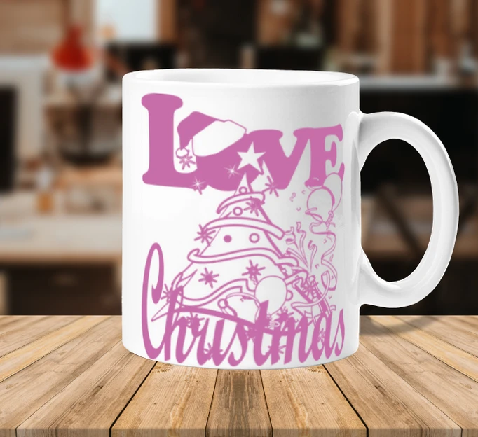 Amour Love Confettis De Sapin De Noël S – Image 2