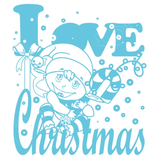 Amour Love Elfe De Noël Lumières En Ble