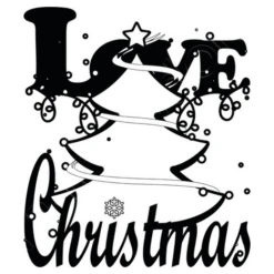 Amour Love Lumières De Sapin De Noël Su