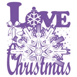 Amour Love Noël Flocon De Neige En Viol