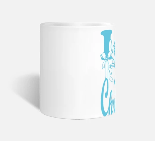 Amour Love Renne De Noël En Bleu – Image 4