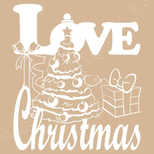 Amour Love Sapin De Noël Blanc – Image 7