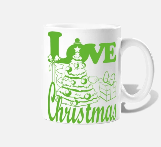 Amour Love Sapin De Noël En Vert – Image 3