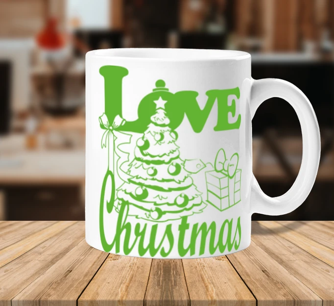 Amour Love Sapin De Noël En Vert – Image 2