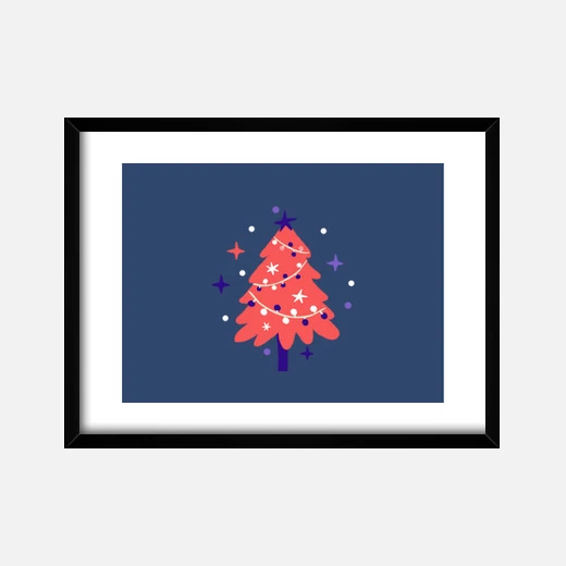 Arbre De Noël Avec Des Guirlandes Lumin – Image 14