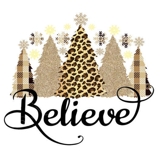 Arbre De Noël Croire Gold