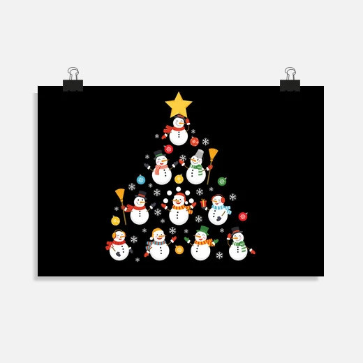 Bonhomme De Neige Arbre De Noël Noël Bo – Image 2