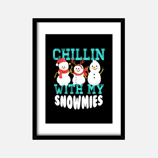 Chillin Avec Mes Snowmies Noël – Image 17