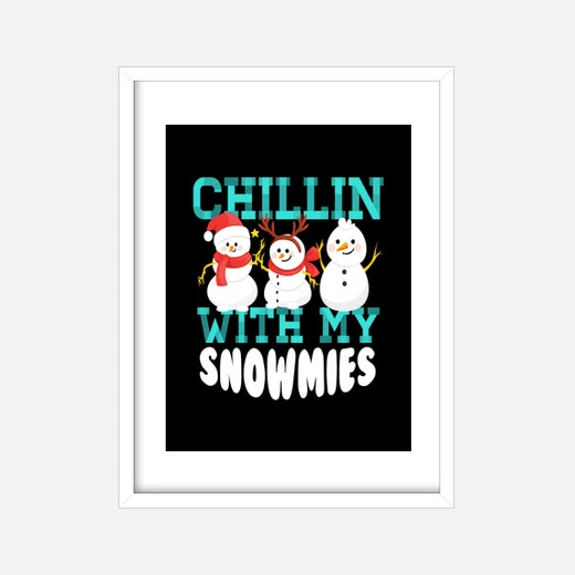Chillin Avec Mes Snowmies Noël – Image 20