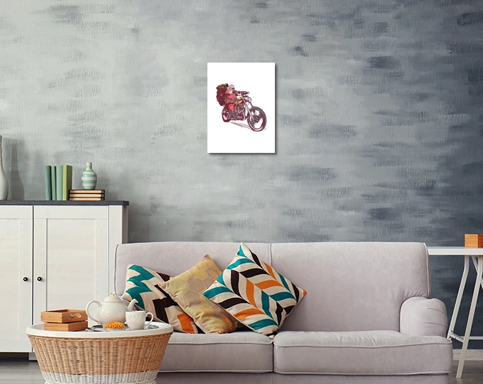 Déguisement De Noël Motard Père Noël Po – Image 6