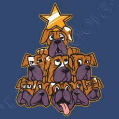 Dessin Animé Drôle D39arbre De Noël De