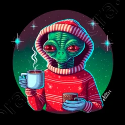 Extraterrestre Drôle De Noël