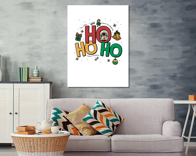 Ho Ho Ho Drôle Noël Chien Pékinois – Image 12