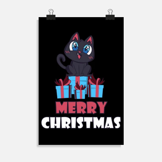 Joyeux Noël Chaton Cadeaux Pour Chat – Image 2