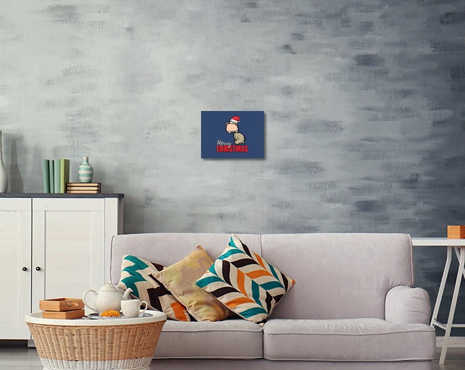 Joyeux Noël Hippo Dessin Animé Animal – Image 6