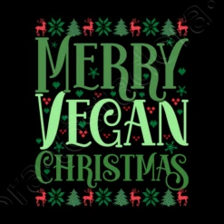 Joyeux Noël Végétalien Style Moche