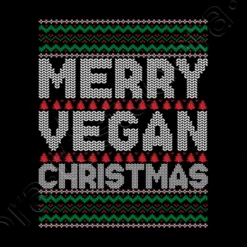 Joyeux Noël Végétalien Style Moche