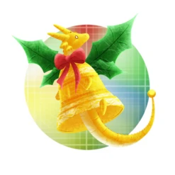 Kawaii Dragon Cloche De Noël Avec L39ar