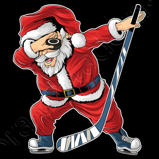 Le Père Noël De Hockey Tamponnant – Image 4