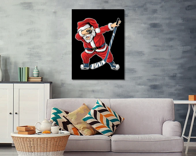 Le Père Noël De Hockey Tamponnant – Image 9