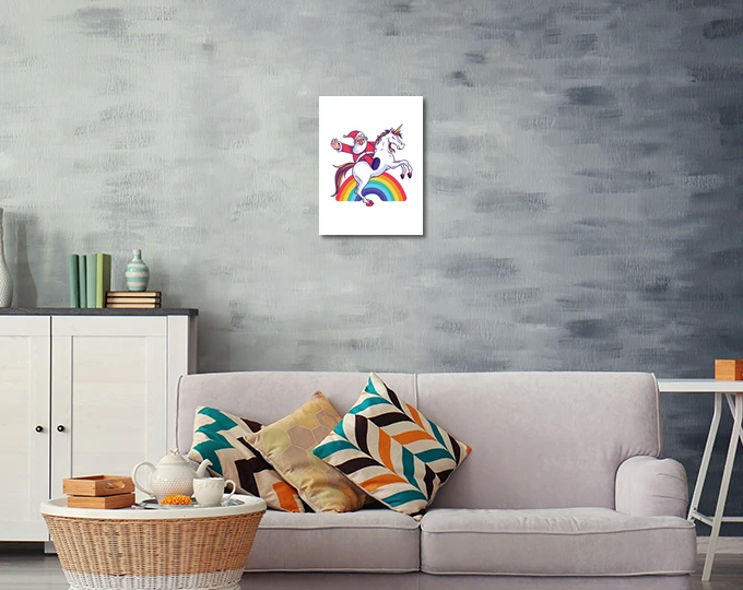 Le Père Noël Monte Un Cadeau De Noël Li – Image 6