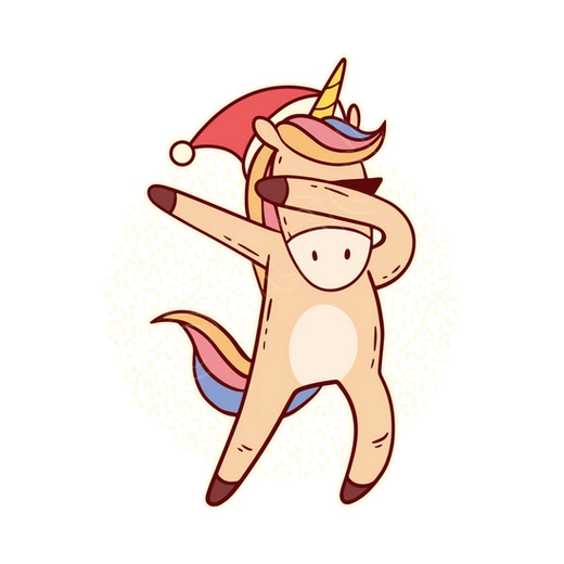 Licorne Noël