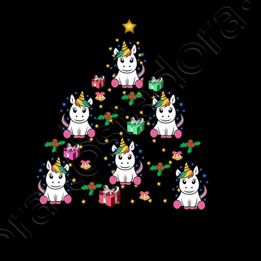 Licorne Ornement De Noël Ree Drôle – Image 16