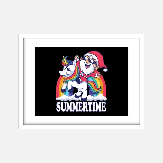 Licorne Père Noël Arc En Ciel Heure D39 – Image 20