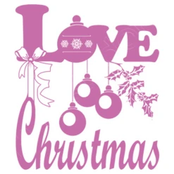 Love Love Décorations De Noël En Rose