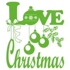 Love Love Décorations De Noël En Vert