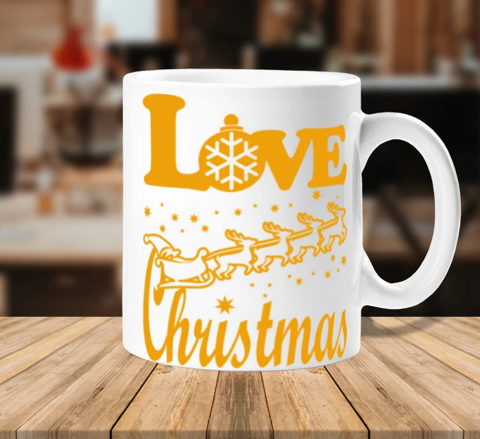 Love Love Traîneau De Noël En Orange – Image 2