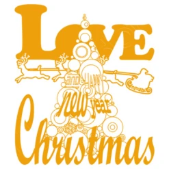 Love Love Traîneau De Sapin De Noël En