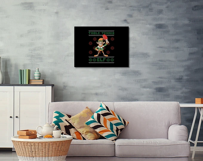 Lutin De Tennis De Table à Noël – Image 9