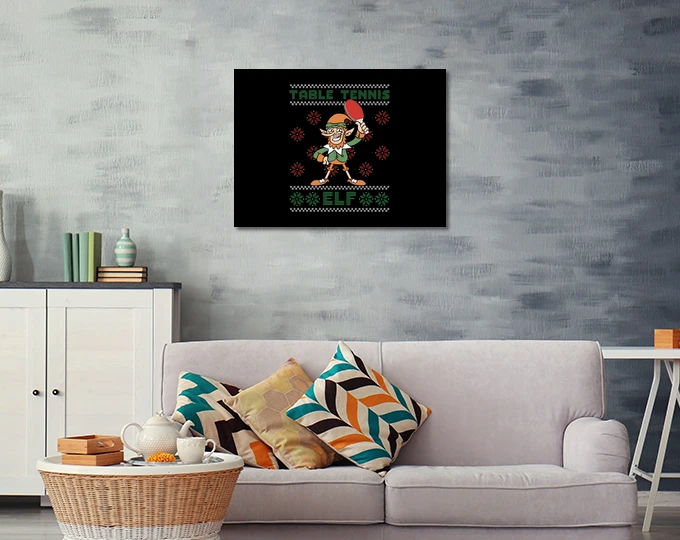 Lutin De Tennis De Table à Noël – Image 12