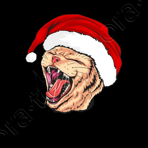 Minou Criant Drôle De Chat De Noël – Image 19