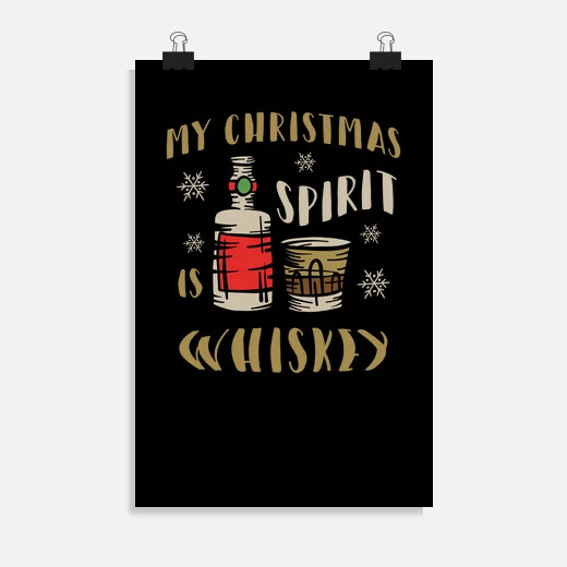 Mon Esprit De Noël Est Du Whisky – Image 11
