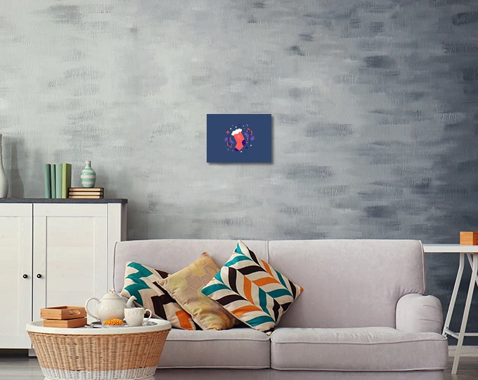 Motif Abstrait De Noël Avec Chaussette – Image 6