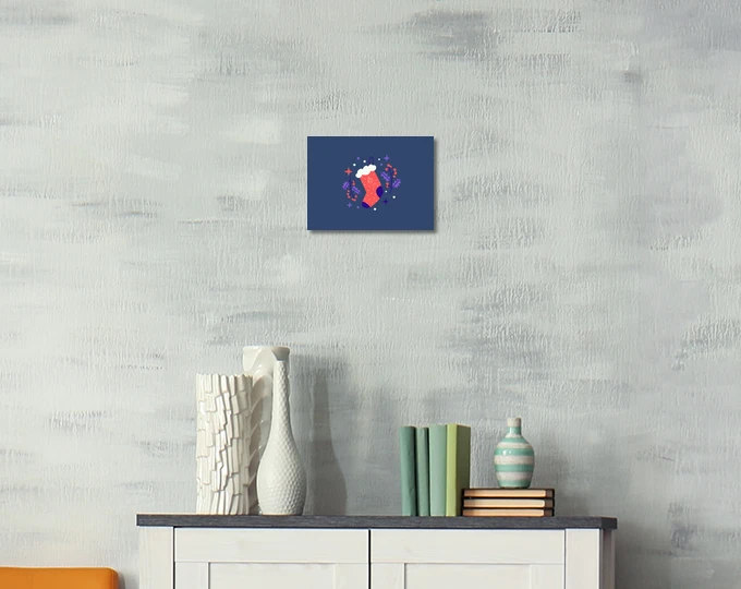 Motif Abstrait De Noël Avec Chaussette – Image 3