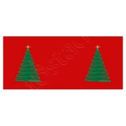 Mug Sapin De Noël Fond Rouge