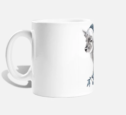 Noël Bébé Renne Aquarelle Animal – Image 5