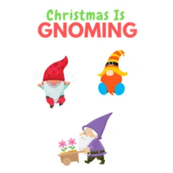 Noël Est Gnome Gnomes Drôles