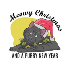 Noël Miaou Et Une Nouvelle Année Pureme