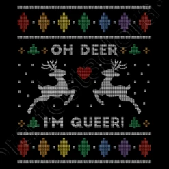 Oh Cerf Je Suis Bizarre Pull De Noël Mo