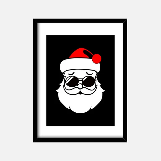 Père Noël Avec Des Lunettes De Soleil – Image 14