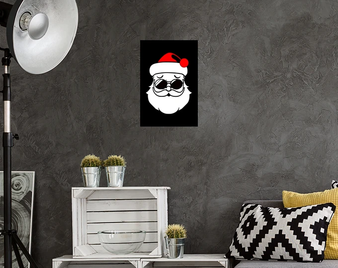 Père Noël Avec Des Lunettes De Soleil – Image 3